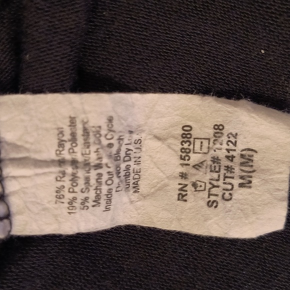 Korye Tunic Stretch Rayon V-Neck Short Sleeve - Picture 3 of 12